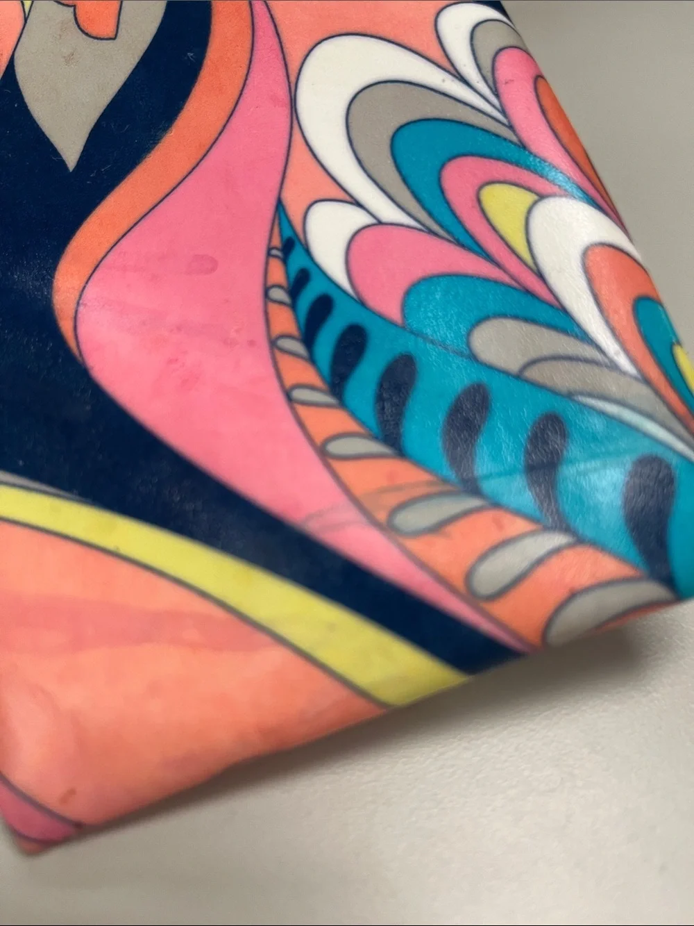 Trina Turk Multicolor Floral Print Soft Glasses Case